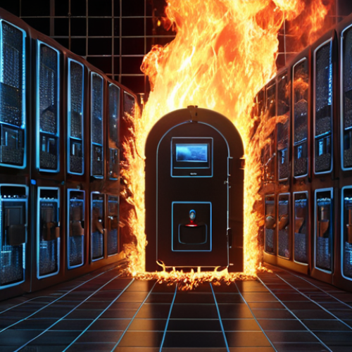 ** A secure digital gatekeeper: A firewall protecting data. Conceptual, perhaps with a stylized digital wall and data flowing securely.

**