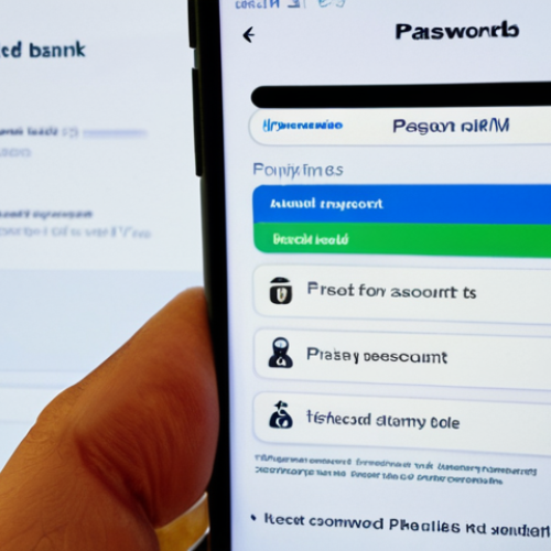 ** A person logging into an online bank account on a smartphone. The screen shows a password field and a request for a one-time code sent via SMS. In the background, blurry figures representing hackers are trying to access the account, but are blocked by the MFA process on the phone. Emphasis should be on the layered security of MFA protecting personal data.

**