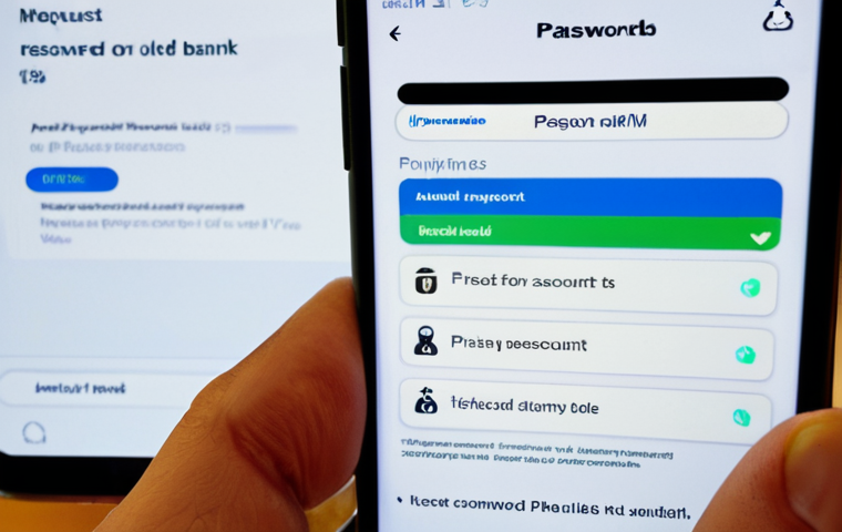 ** A person logging into an online bank account on a smartphone. The screen shows a password field and a request for a one-time code sent via SMS. In the background, blurry figures representing hackers are trying to access the account, but are blocked by the MFA process on the phone. Emphasis should be on the layered security of MFA protecting personal data.
**
