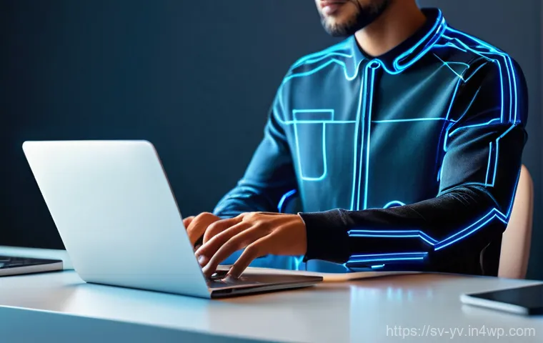 사례 분석 성공적인 암호화 프로토콜 도입 사례 - **Prompt 1: Everyday Digital Protection**
"A young adult (20s-30s, gender-neutral, wearing comfo...
