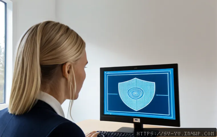 Home 13 사례 분석 암호화 프로토콜을 통한 데이터 유출 방지 - Photorealistic cybersecurity case analysis scene in a modern Swedish office, a security analyst view...